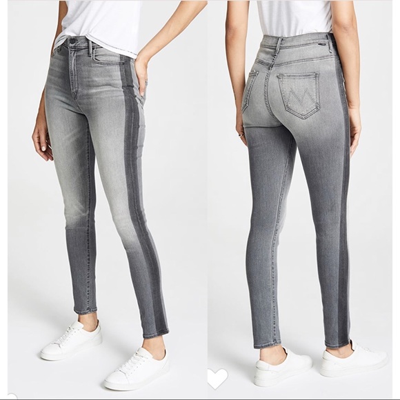 MOTHER Denim - NWT MOTHER The Swooner High-Rise Side-Stripe